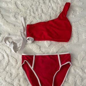 Red Swim Suit (Lovers + Friends)